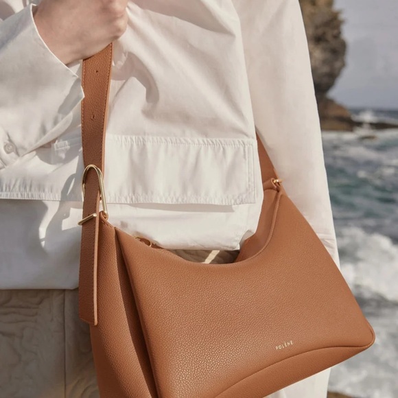Polene Umi Camel Leather Bag - Picture 11 of 11